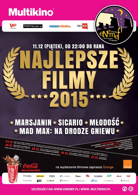ENEMEF Najlepsze filmy 2015_PLAKAT