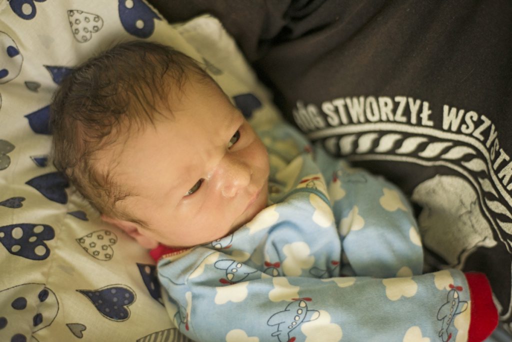 PIOTR ZIÓŁKOWSKI, synek Angeliki i Sławka, urodzony 30.08.2018, waga 2700 g wzrost 51 cm, braciszek 1,5 rocznego Beniamina