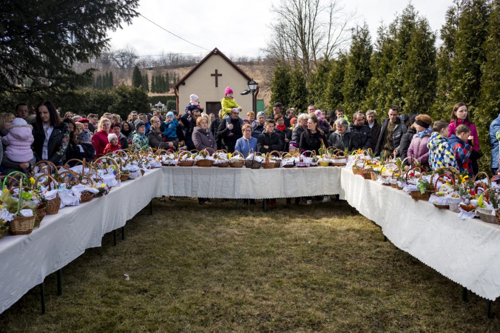 31 marca. Mysłowice. Uroczyste święcenie pokarmów podczas Świąt Wielkanocnych.